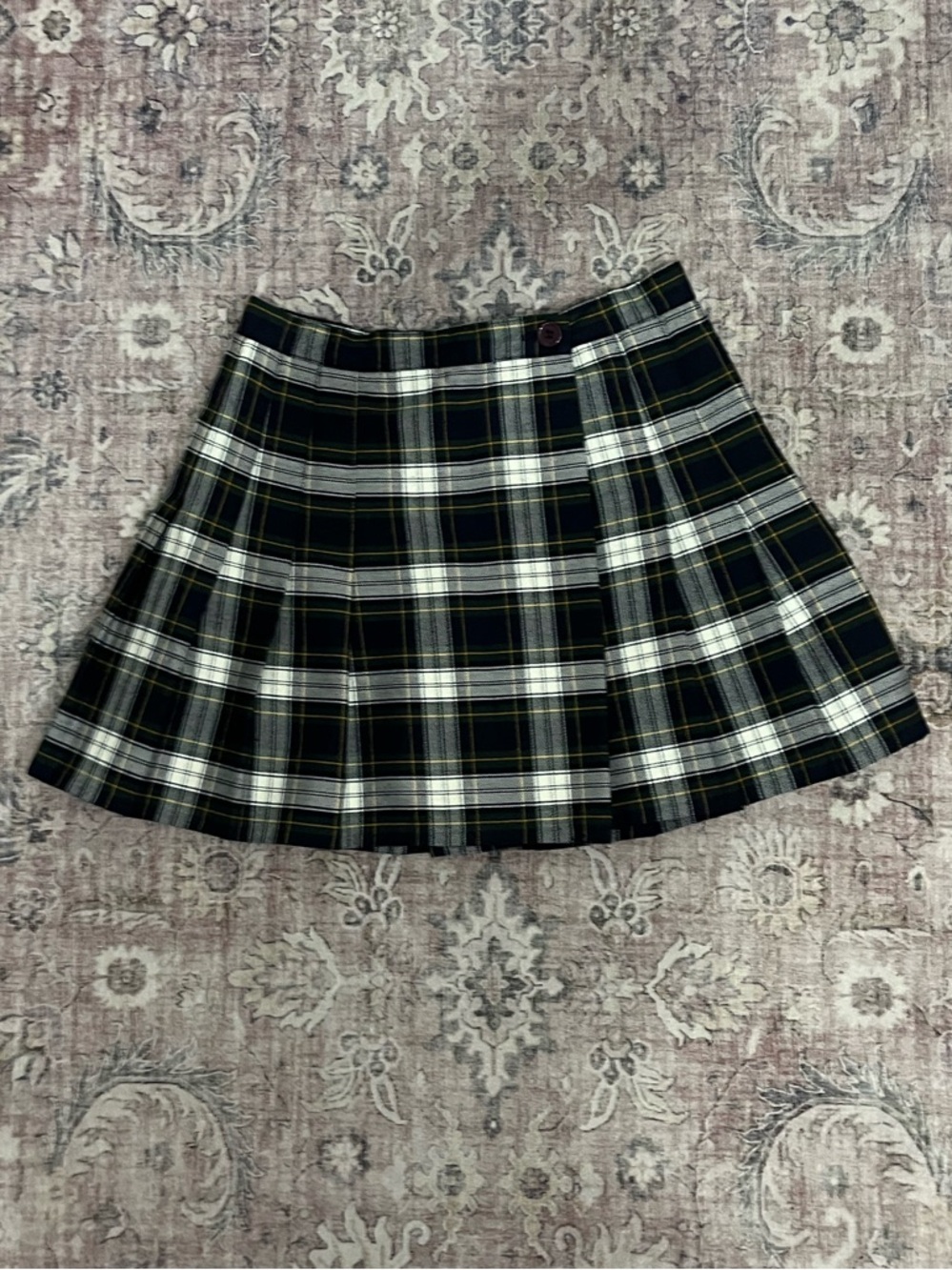 Vintage 90s wrap schoolgirl skirt